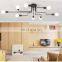 Home Mounted Modern Black LED Ceiling Lighting Living Room Acrylic Iron Ceiling LED Lamp