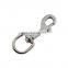 Wholesale 304 Stainless Steel 4# Silver Swivel-Eye Bolt Snap Hook Round Eye Swivel Keychain Strap Pet Leash Hook