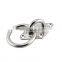 JRSGS Customized High Quality 304/316 Stainless Steel Marine Hardware Diamond Eye Plate with Ring