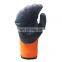 Excellent Grip Wrinkle Latex Rubber Coated Work Gloves Cold Proof Winter Thermal Gloves
