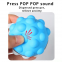 Custom Kids Odorless 3D Silicone fidget toystress ball fidget toys stress balls needho pokemonn fidget ball