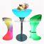 pe plastic led bar table light up tall bar table led light bar cocktail furniture tables and chairs