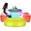 Garden Event Party Wedding Nightclub Glow in the Dark Furniture LED Ice Bucket Bar Table Chair Furniture Stool Sofa Set