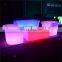 party reception sofa bar table Fashionable wireless recharge living room sofa LED colorful illuminated luxury furniture sofa set