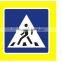High luminous LED customized solar powered pedestrian traffic warning sign