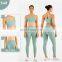 Recyclable Push Up Yoga Sports Bra Wide Shoulder Vests Workout High Impact Bra