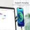 ABS magnetic laptop phone holder adjustable portable laptop side mount clip cellphone holder for laptop monitor