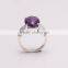 AMETHYST RING ,925 sterling silver jewelry wholesale,WHOLESALE SILVER JEWELRY,SILVER EXPORTER,SILVER JEWELRY FROM INDIA