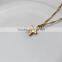 2015 hot sell gold plated diamond pendant necklace, fashion necklace