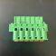 Plug-in wiring plug 2EDGKDM-5.08mm pitch PCB copper flame-retardant terminal green connector 2P-24P