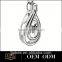 925 silver smooth Drops pendant for medical alert pendant