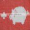 super soft cute pig jacquard sherpa baby blanket