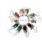 Fashion Earrings, Colorful Zircon Earrings, PES-A008
