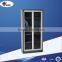 Steel Metal Storage Cabinets Locking with Glass Sliding Door