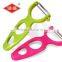 ABS+S/S 12.8*6.5 High quality multifunctional peeler/pasta measure/apple and potato peeler