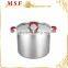 MSF-3997 8pcs Stainless steel cookware set casserole hot pots with heat resistant silicon handles