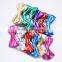 Wholesale candy color DIY craft flowers - kids shoe Decoration Shiny Golden Bow