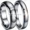 Fashion Couple Ring 316L Tungsten Steel Inlay Woman Man Jewelry