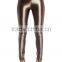 Competitive Price Good Quality High Waist Disco Pants Shinny ladies pants
