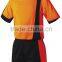 Yellow And Black Custom Made Soccer Uniform Online Soccer Training Clothing