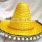 Children mexican straw sombrero hat for kids