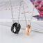 Stainless Steel Couple Ring Jewelry Lastest Necklace
