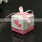 25pcs/lot Sweet Hollow Out Heart Candy Favor Paper Box Wedding Party Gifts Present Packaging Die Cut DIY Square Boxes