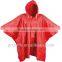 2015 hot sale high quality waterproof long adult PVC rainponcho/raincoat with hood in China