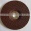 Red flexible grinding wheel for stainless steel