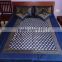 Blue Silk Indian Bed-cover Silk Brocade Bedspread