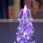 Christmas gift led colorful crystal tree