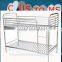 cheap and comfortable dark grey bunk bed frame for hostels