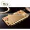 Bling shining butterfly flower metal frame with diamonds around Cell phone case for iPhone 6 / 6 plus