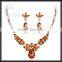 Wholesale Gold Plated Colored Gemstone Jewelry Set in China