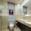 white and black color kitchen wall crystal glass mosaic tile