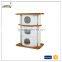 KF8015 Multi-level wholesale plush large cat scratching post