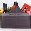 Leather gift basket food storage basket basket magazine hotel hand basket basket basket new leather corte