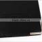 Black PU leather hardcover notebook diary