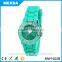 fashion high quality colorful silicon strap diamond quartz watch