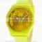 Unisex fashion plastic case leather watch straps wholesale