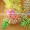 PET wire rabbits and grass plastic New Spring garland