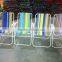 Folding tubular metal chair