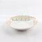 Porcelain soup plate with full design ceramic plate