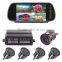7 inch Car Rear View Mirror Camera Monitor Bluetooth and Mp5 Optional