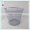 ISO China rubbish waste bin, galvanized waste bin, decorative waste bin