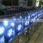 7pcs 4 in1 rgbw 10w led par light dmx 7x10w rgbw 4 in 1 led flat par