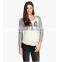 Wholesale Cheap Long Sleeve Casual Raglan Sleeve Maternity T-shirt With Number Print