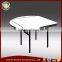 Good quality heavy duty folding dining room expandable round extending dining table