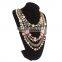 New European And American Big Pearl Blending Exaggeration Party Long Multi-Color Necklace