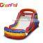 2016 professional supplier inflatable slide with water pool